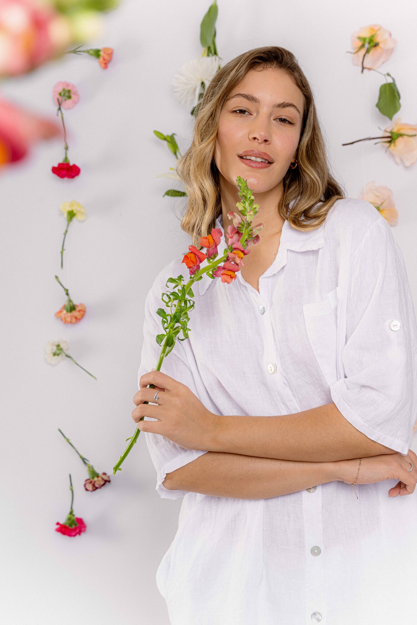 Vestido Lino Blanco