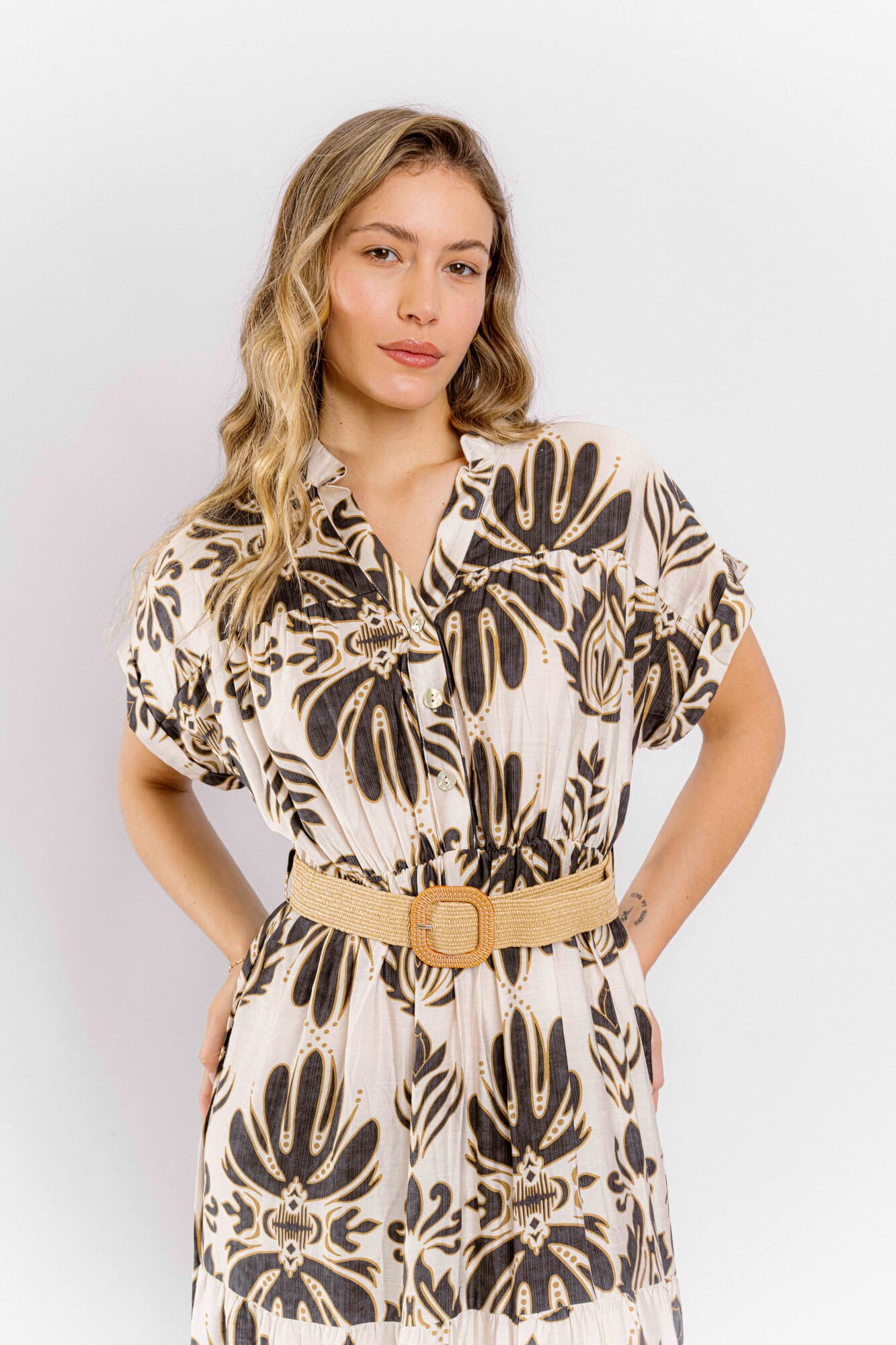 Vestido Camel