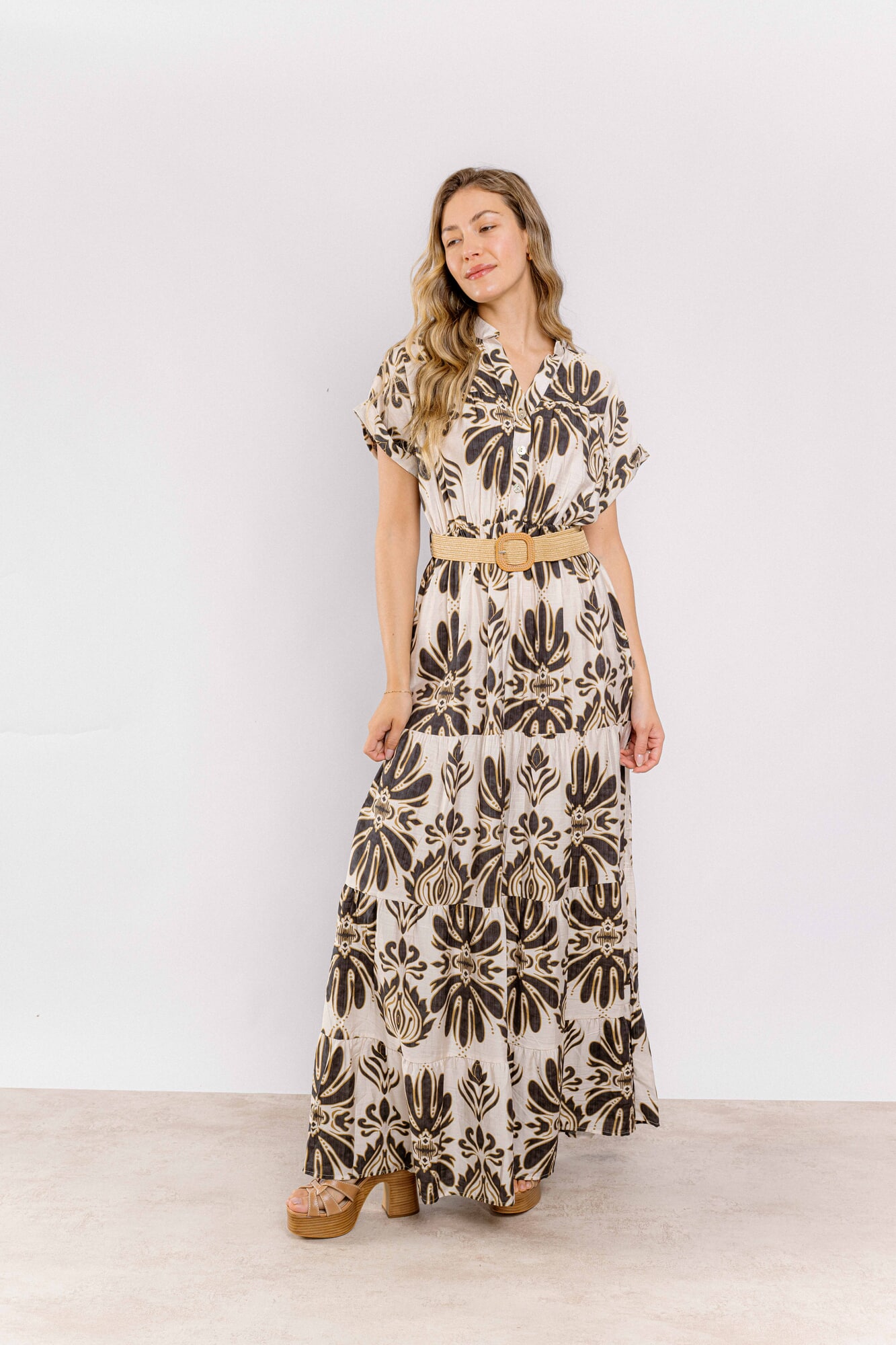 Vestido Camel