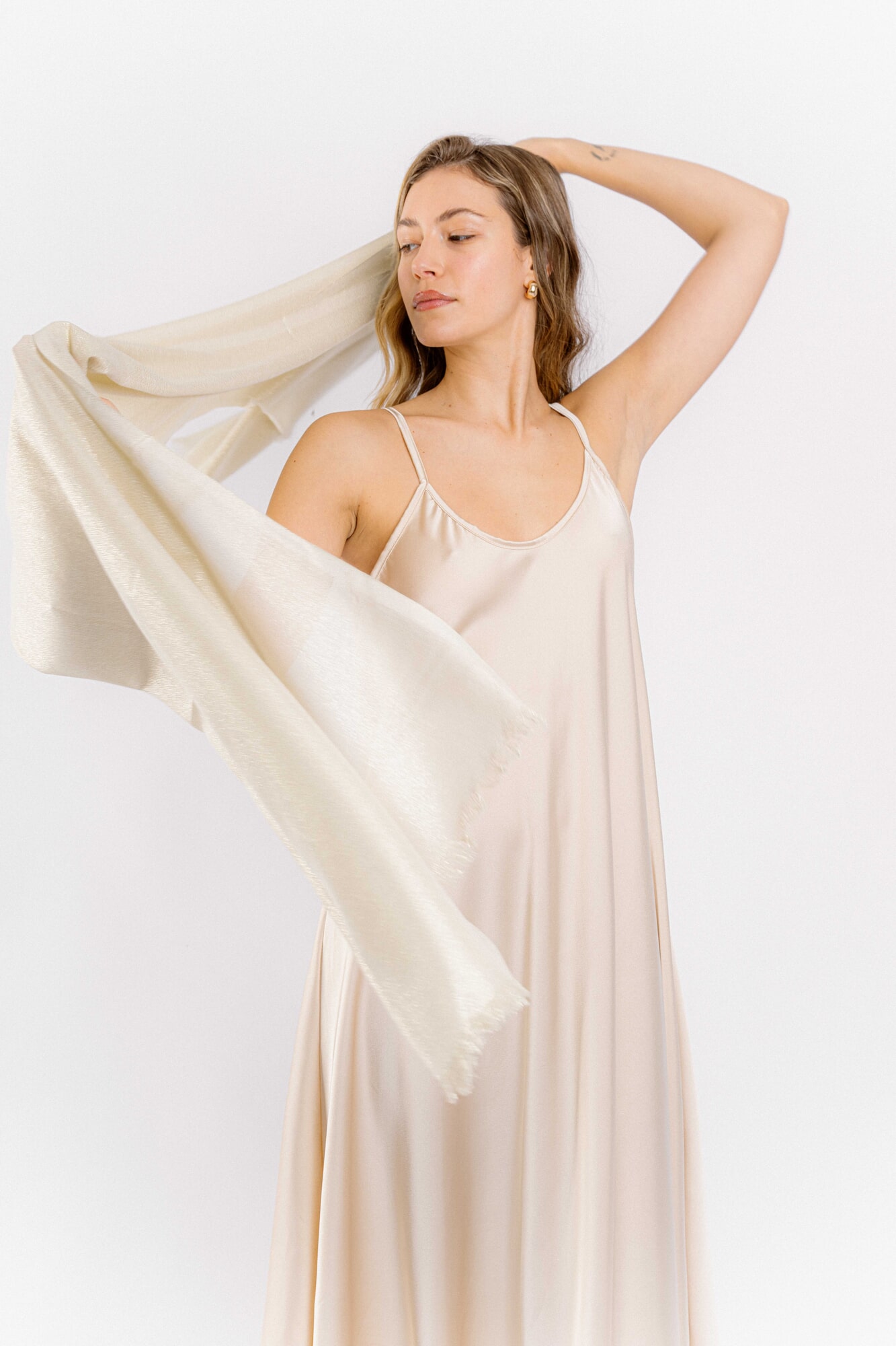 Pañuelo lurex Oro