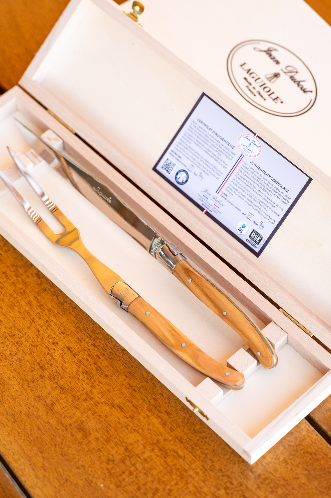 Carving Set 2 piezas - madera - Imagen secundaria