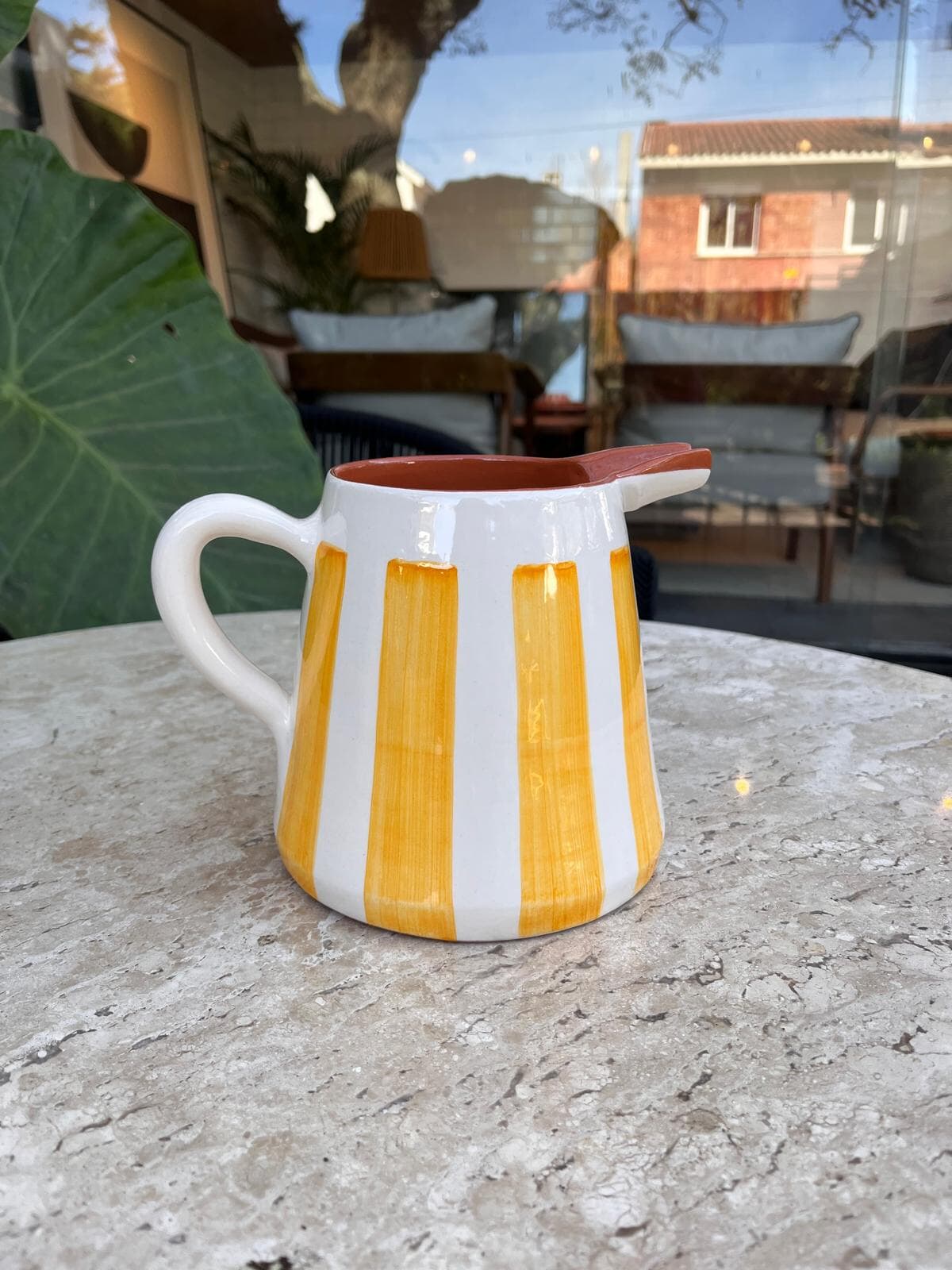 Jarra Pico 1L Bold Stripe Yellow