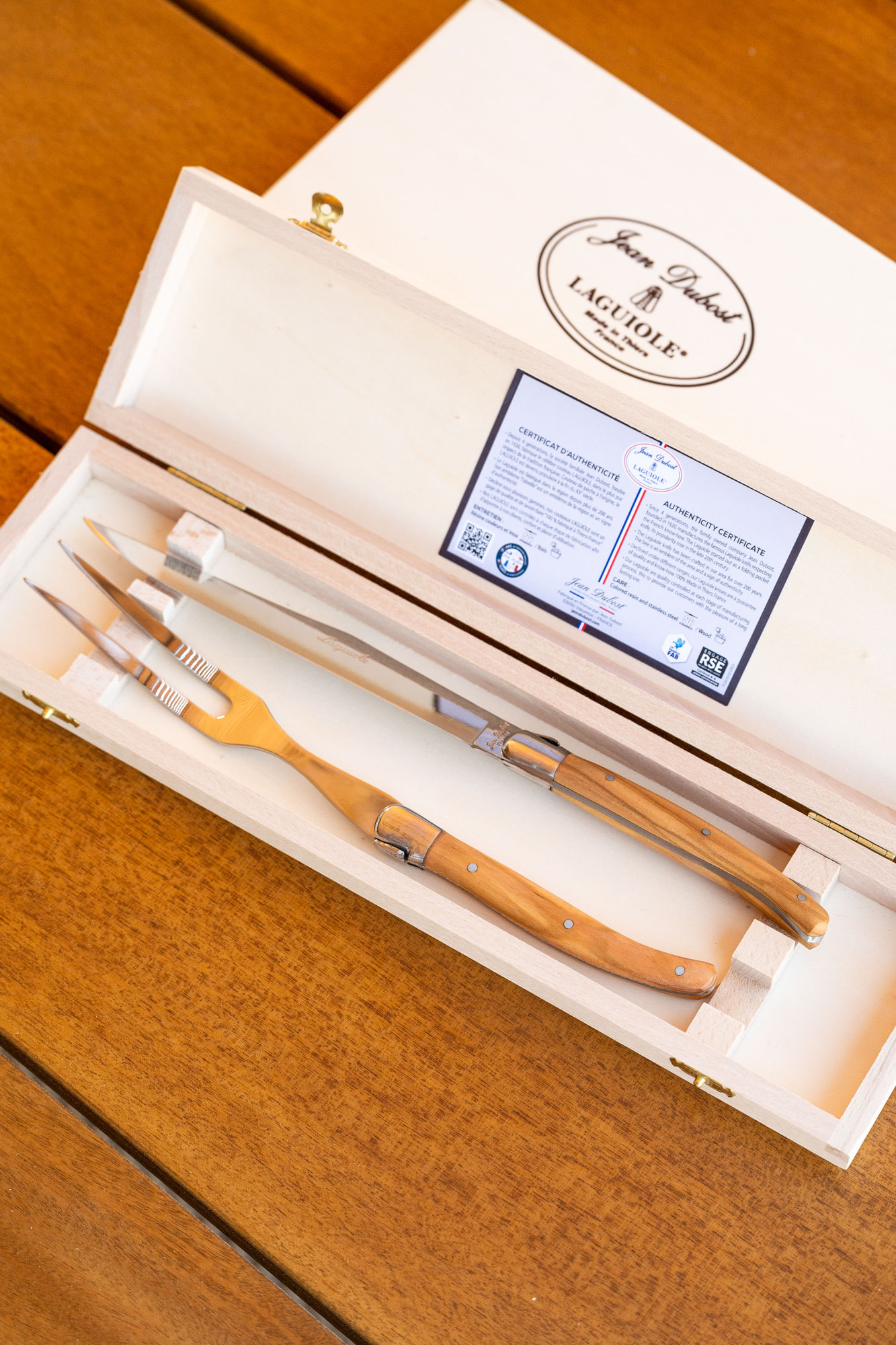 Carving Set 2 piezas - madera - Imagen principal