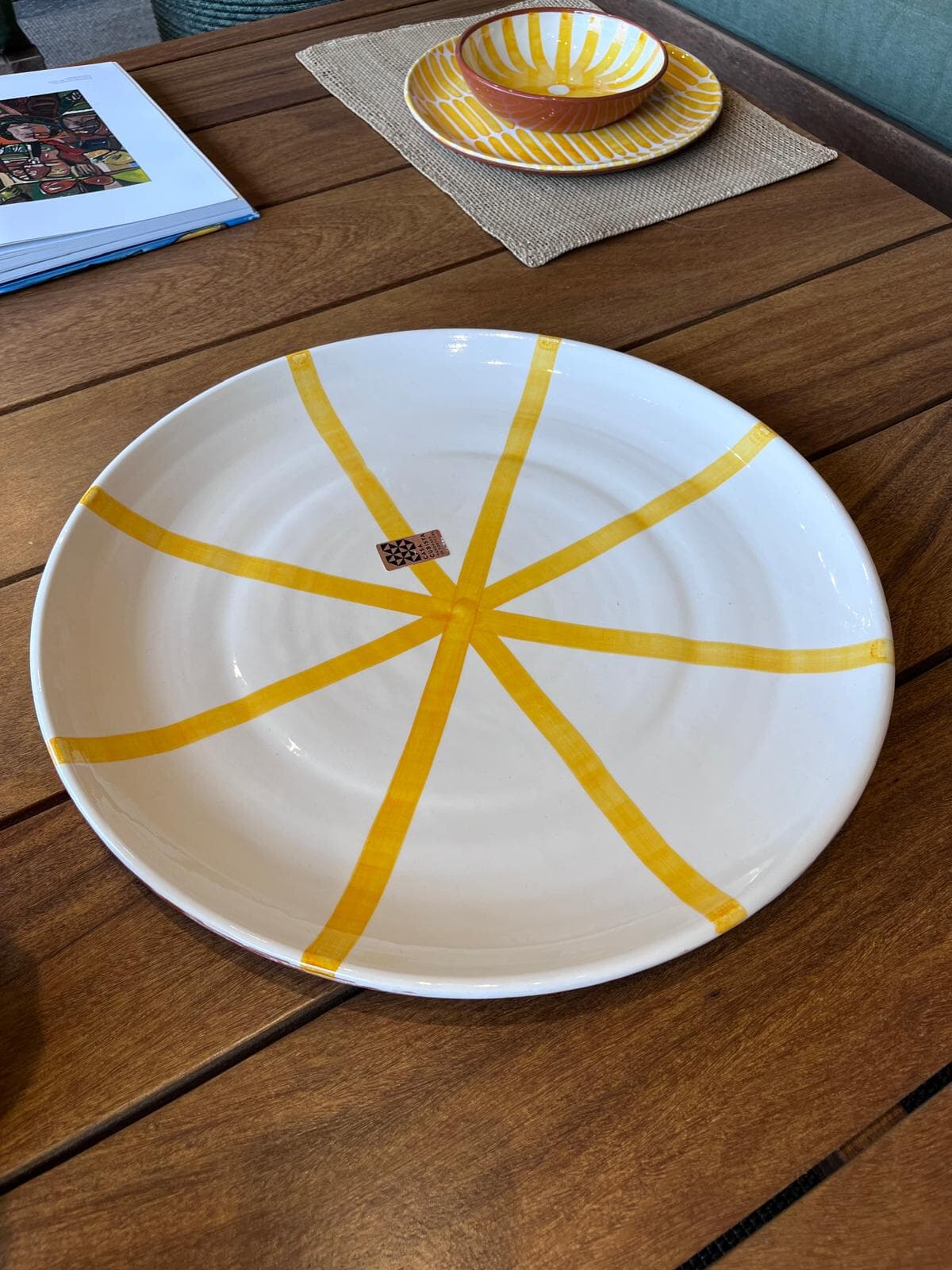 Platter Segment Yellow