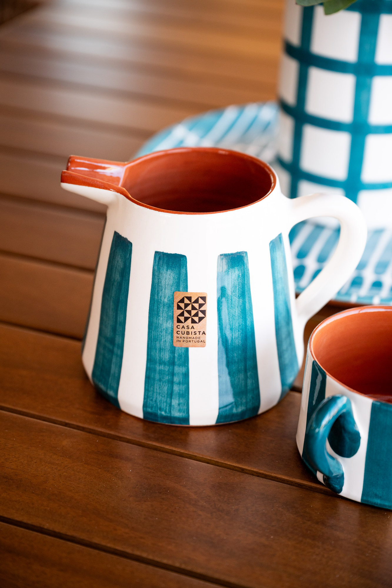 Jarra Pico 1L Bold Stripe Teal - Imagen secundaria Jarra Pico 1L Bold Stripe Teal - Imagen secundaria