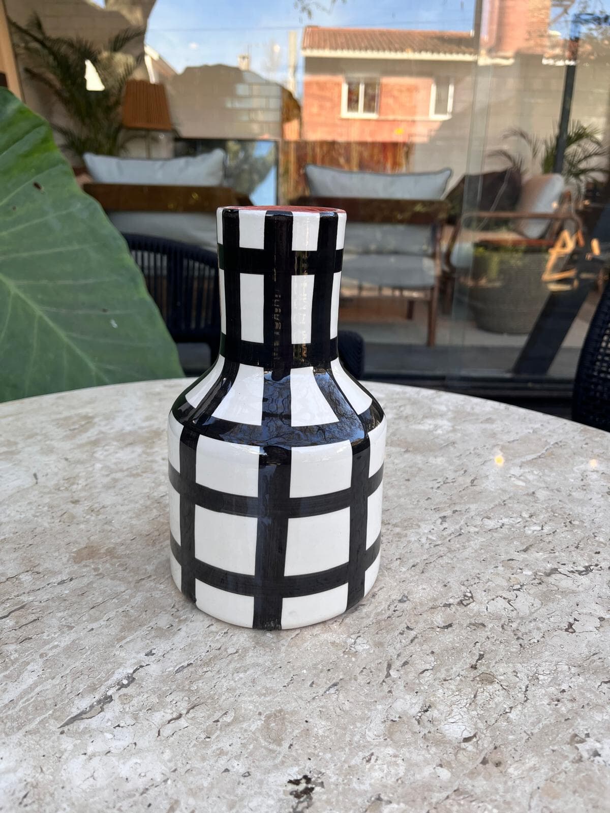 Florero Grid Black - Imagen principal