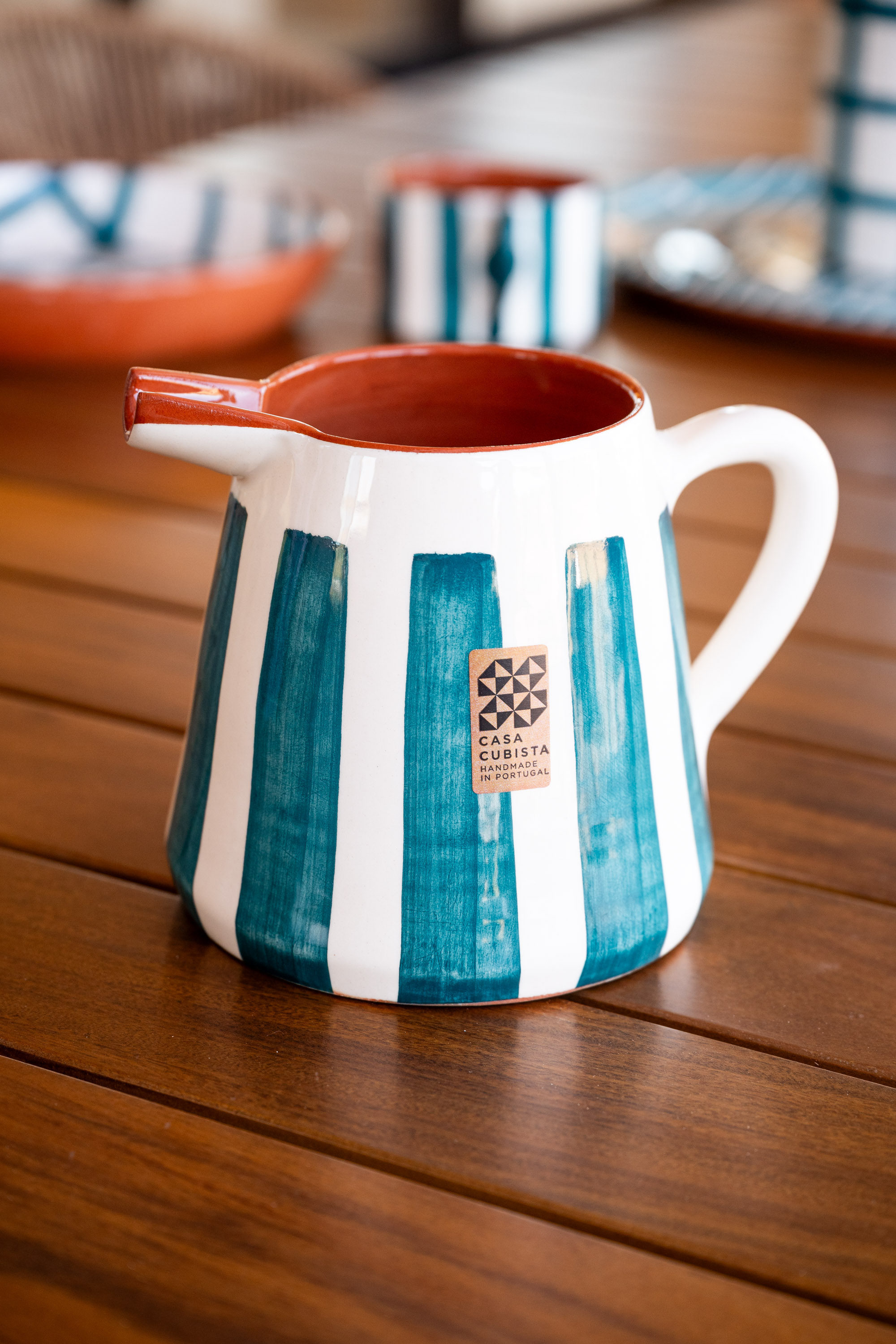 Jarra Pico 1L Bold Stripe Teal - Imagen principal Jarra Pico 1L Bold Stripe Teal - Imagen principal