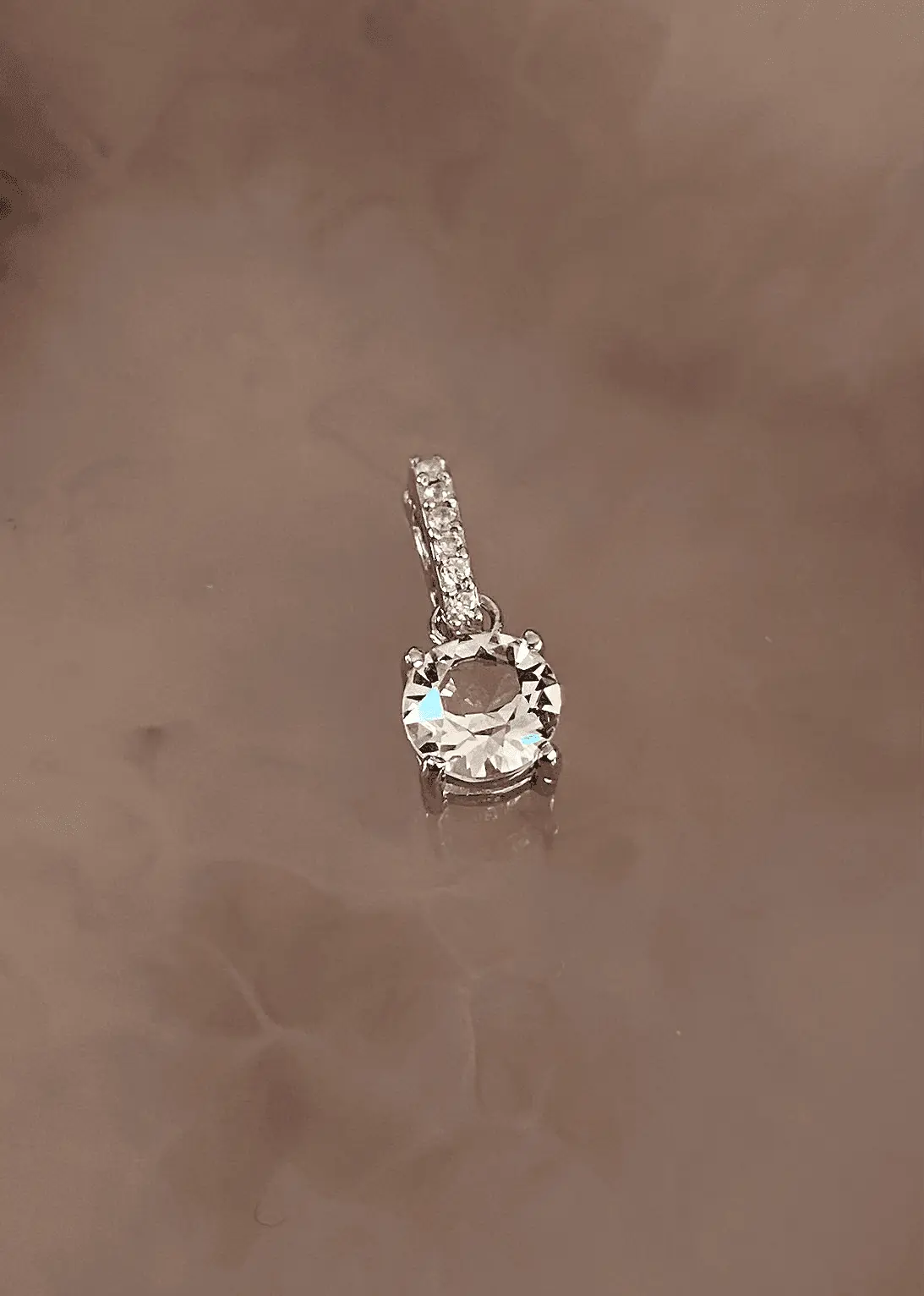 Dije en Plata 925 con cristal Swarovski y zirconia