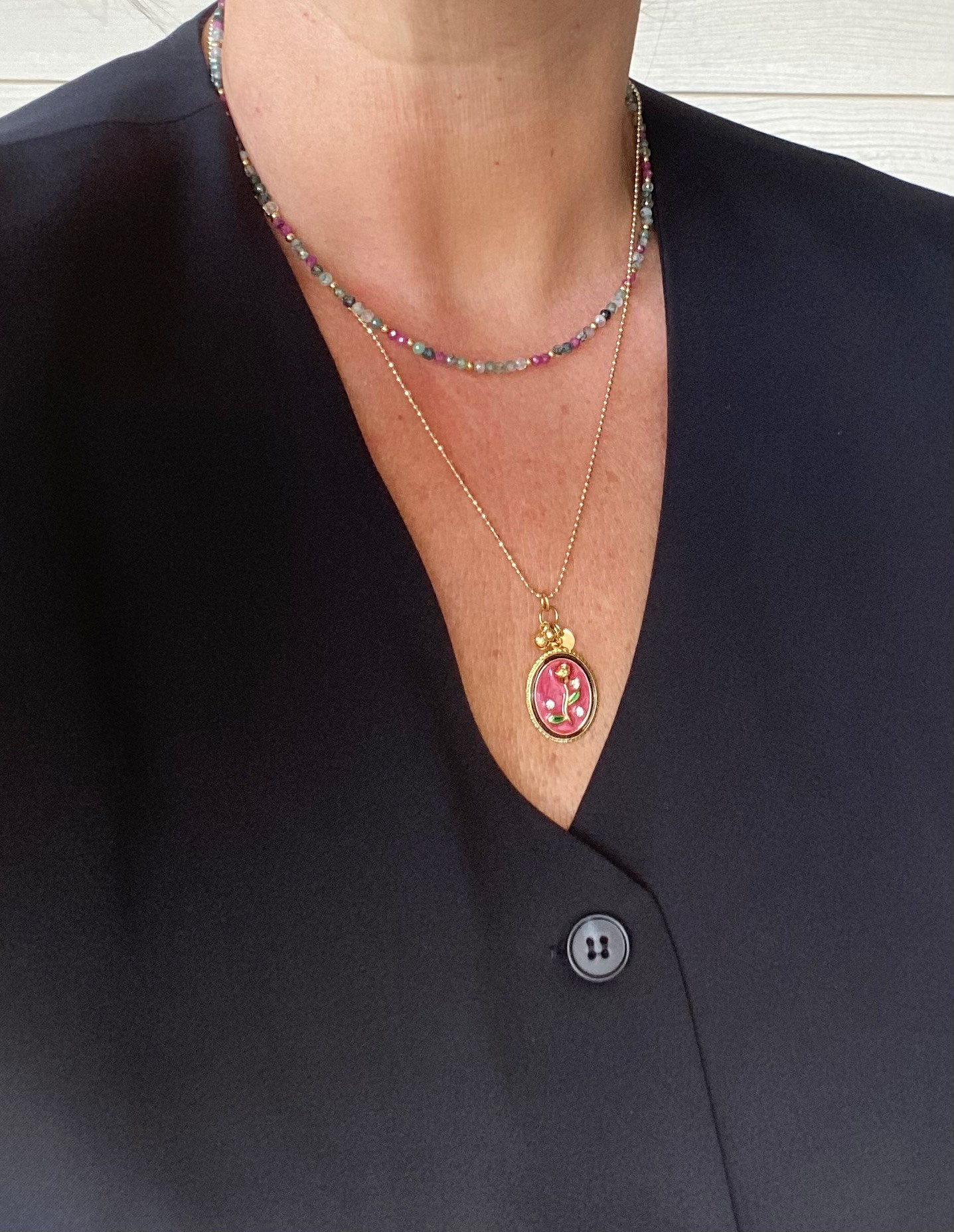 Collar FLOR en acero