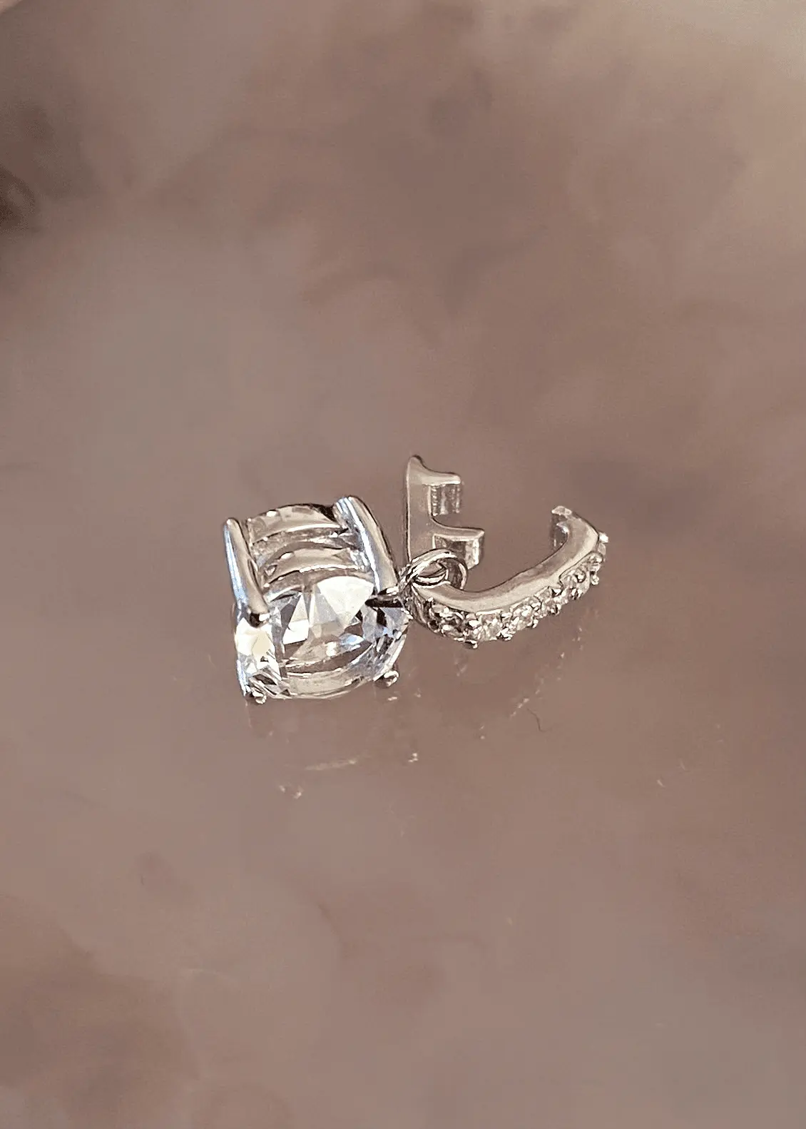 Dije en Plata 925 con cristal Swarovski y zirconia