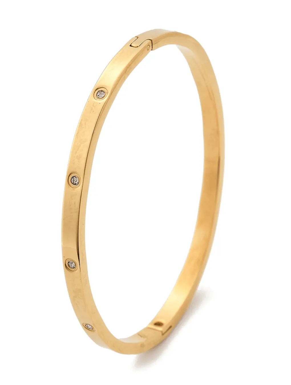 Pulsera MICA en acero dorado