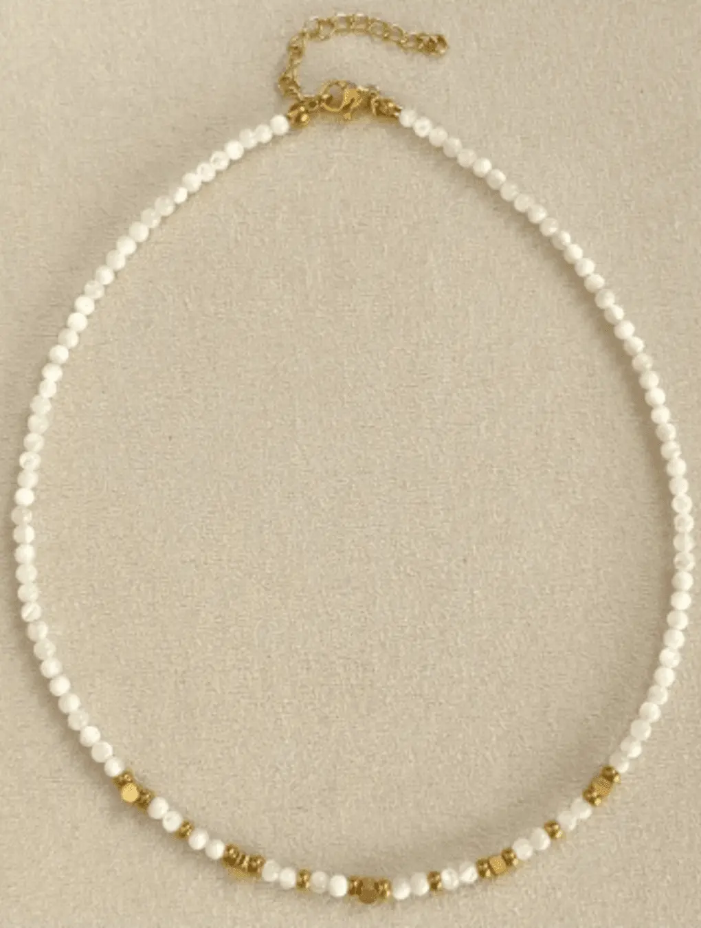 Collar BOREAL en acero y piedras naturales