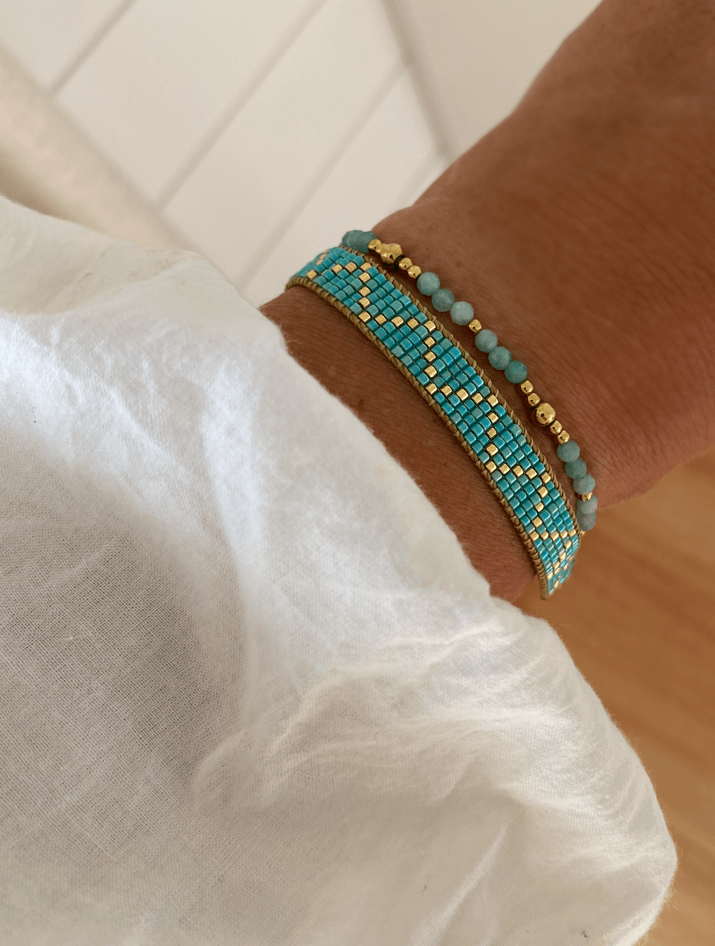 Pulsera ALONDRA tejida