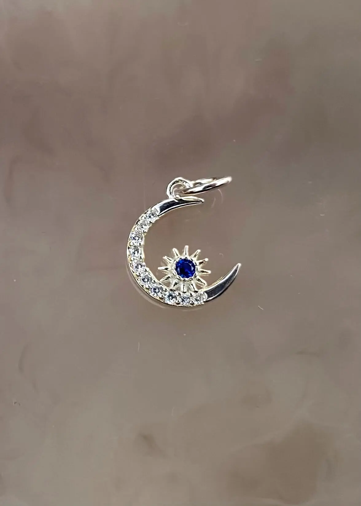 Dije Luna en Plata 925