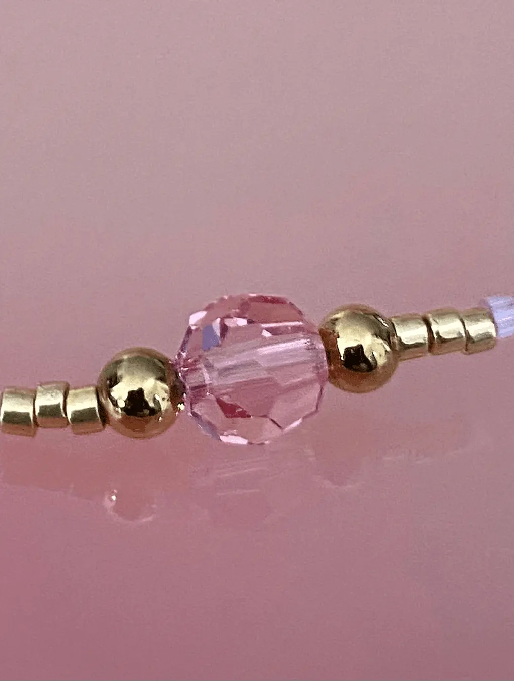 Pulsera LUA en acero y cristales