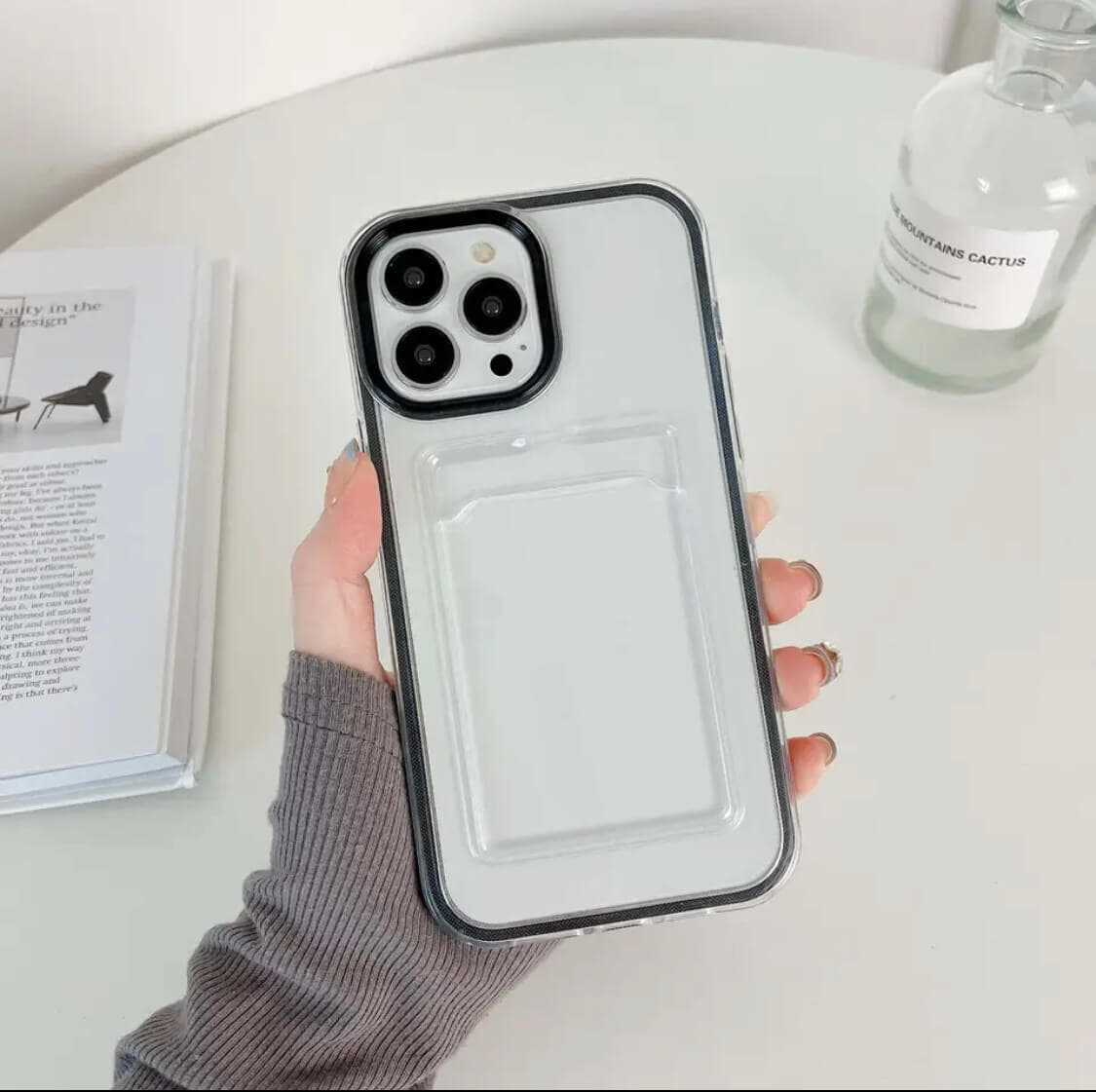 CASE TARJETERO 2 en 1