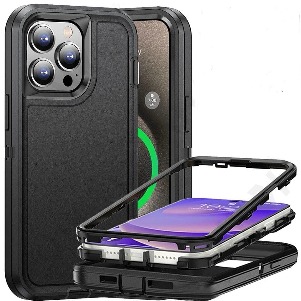 CASE NEGRA 3 en 1
