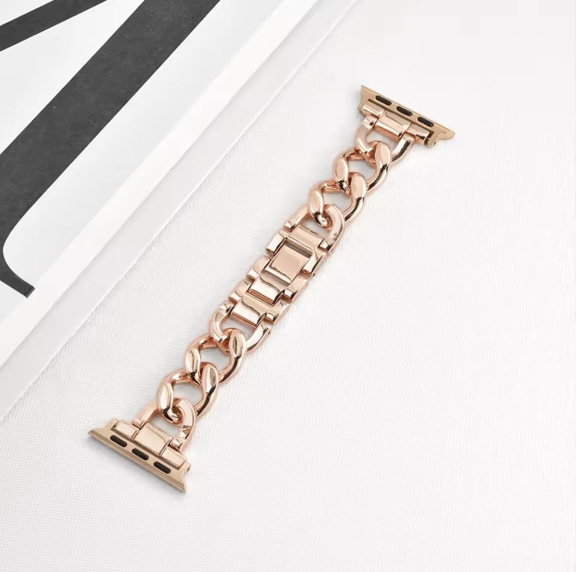 Malla Smartwatch trenzada rose gold