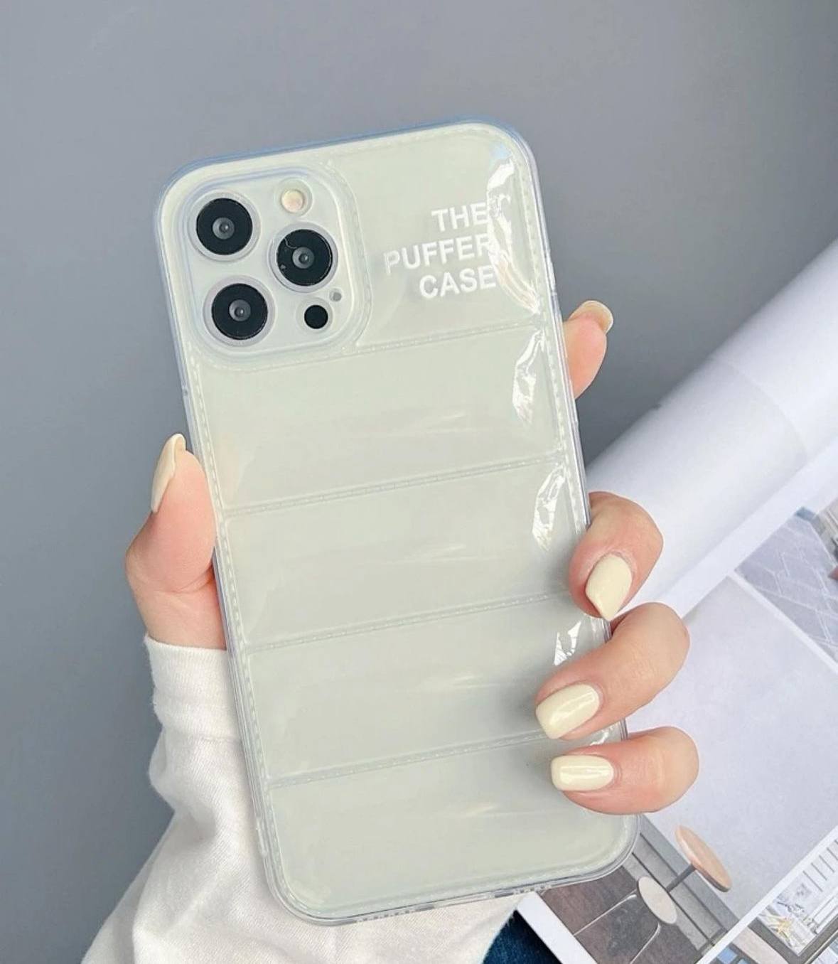 CASE PUFFY TRANSPARENTE