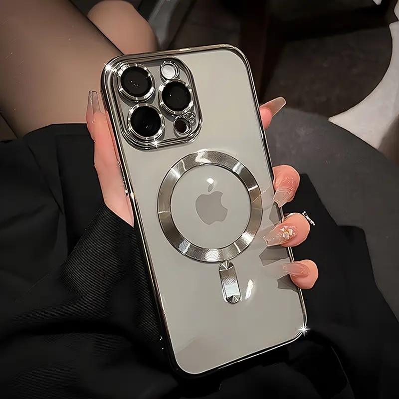 CASE MAGSAFE PLATEADA