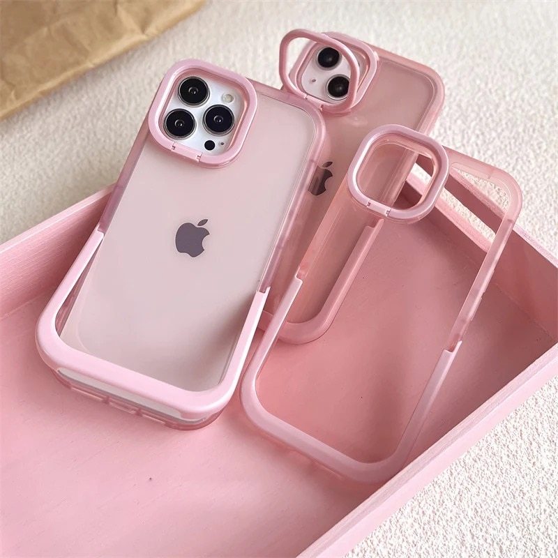 CASE PINK CON SOPORTE