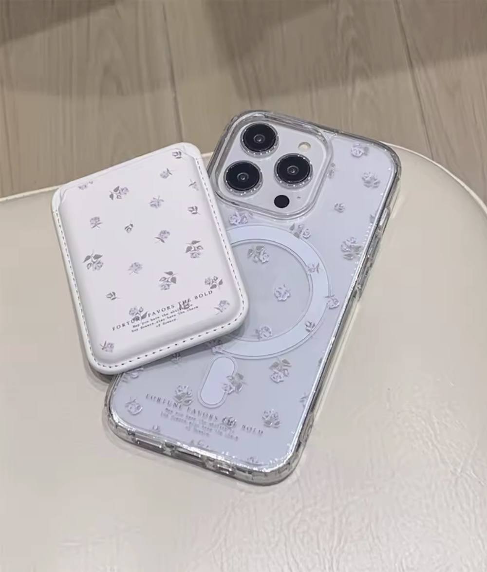 CASE ROSAS LAVANDA MAGSAFE