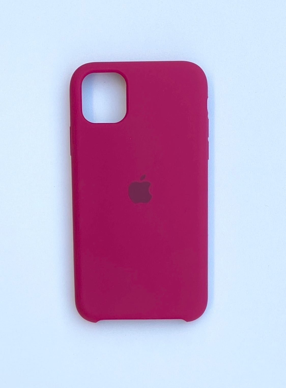 SILICONE CASE ROSE RED