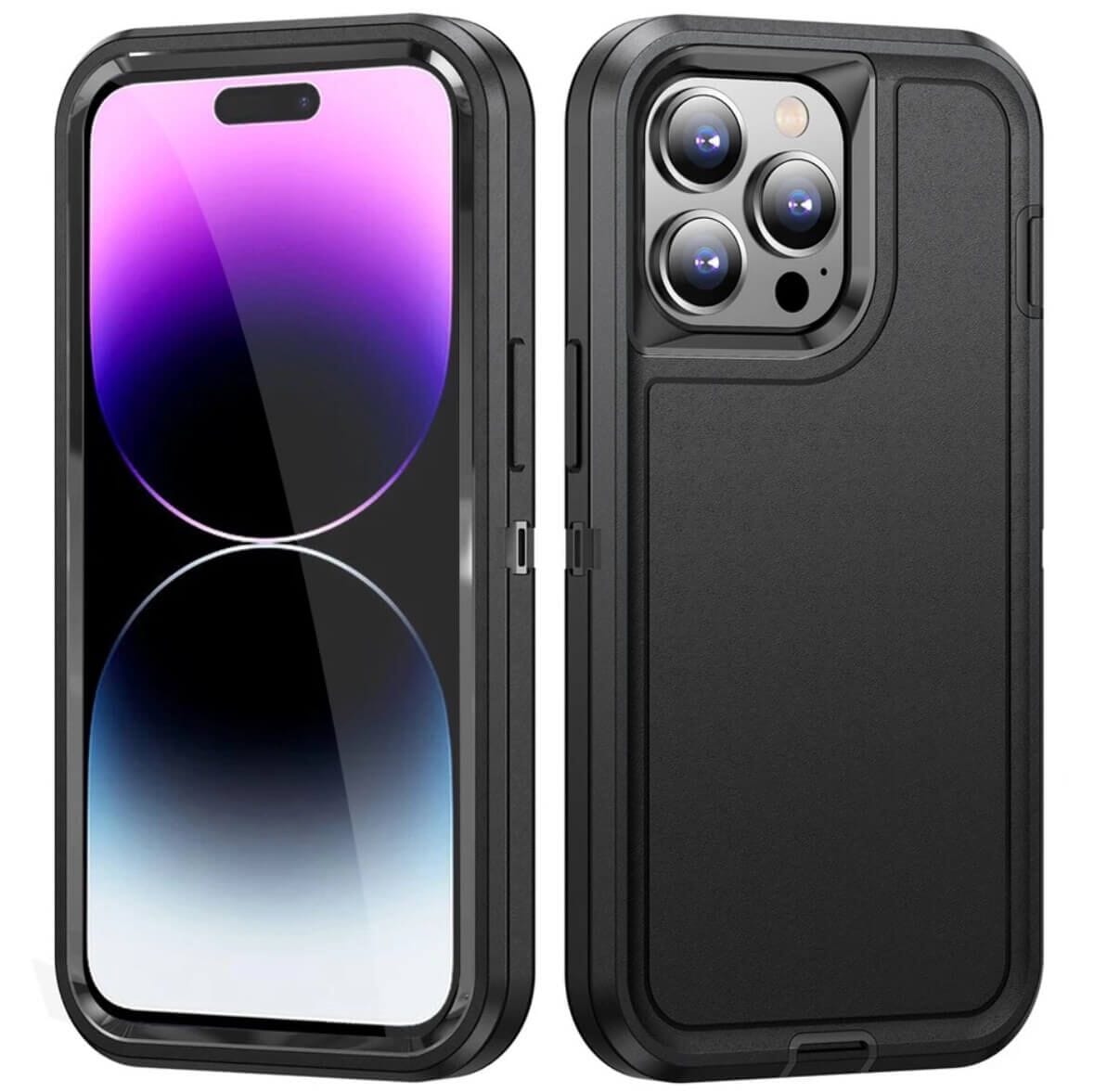 CASE NEGRA 3 en 1
