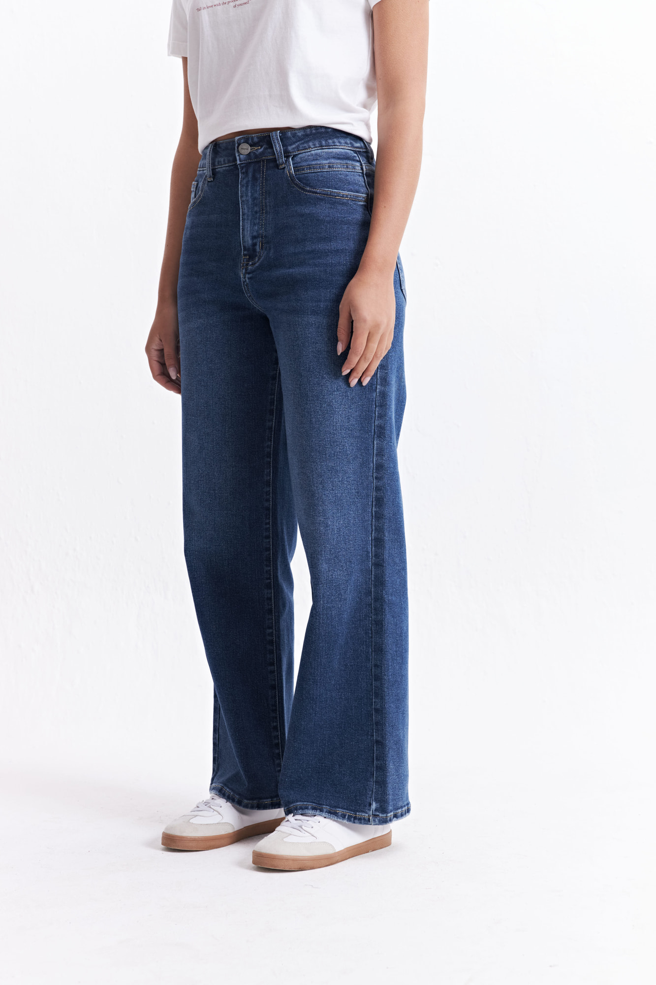 JEAN WIDE LEG AMBAR