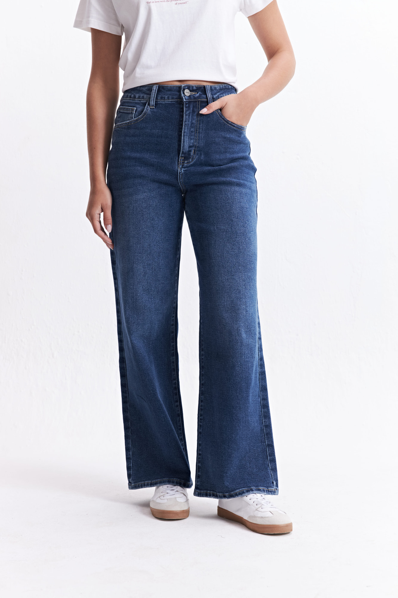 JEAN WIDE LEG AMBAR