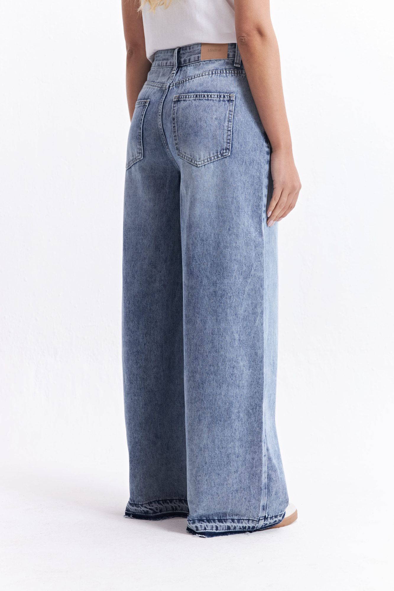 JEAN WIDE LEG BOA