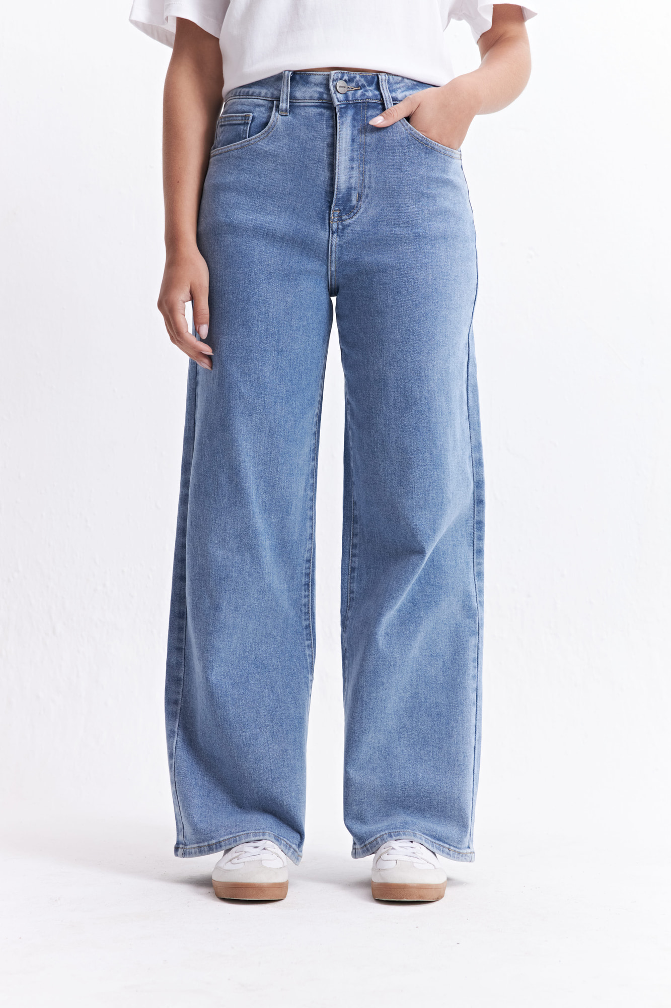JEAN WIDE LEG AMBAR