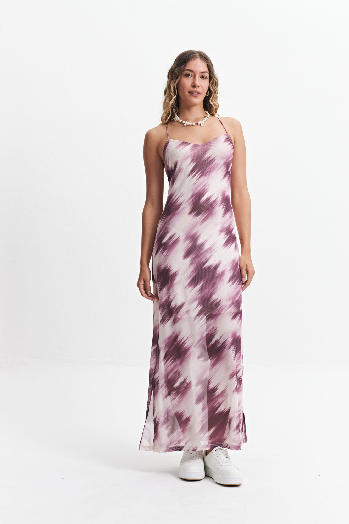VESTIDO LARGO MESHIN