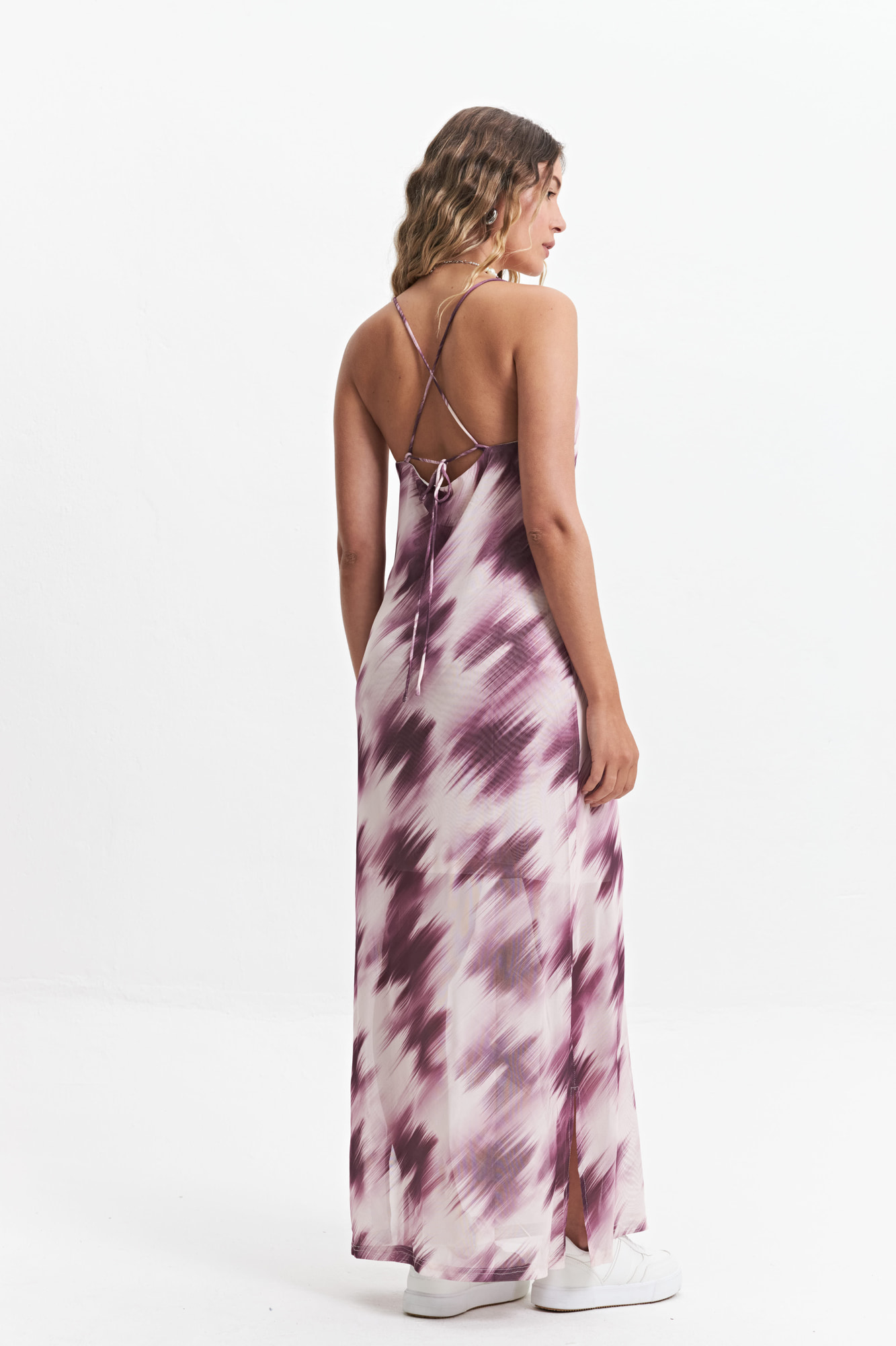 VESTIDO LARGO MESHIN