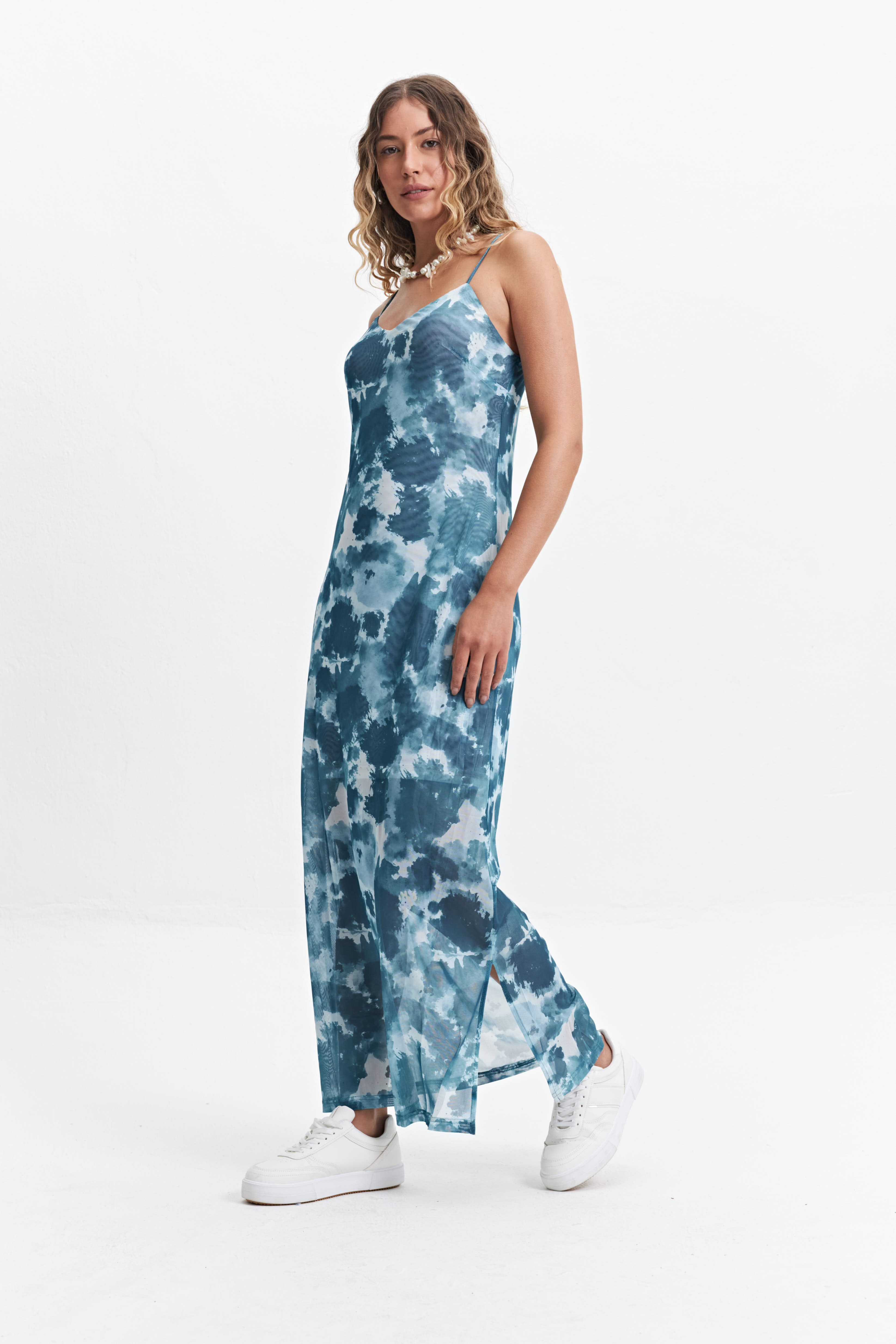 VESTIDO LARGO MESHIN