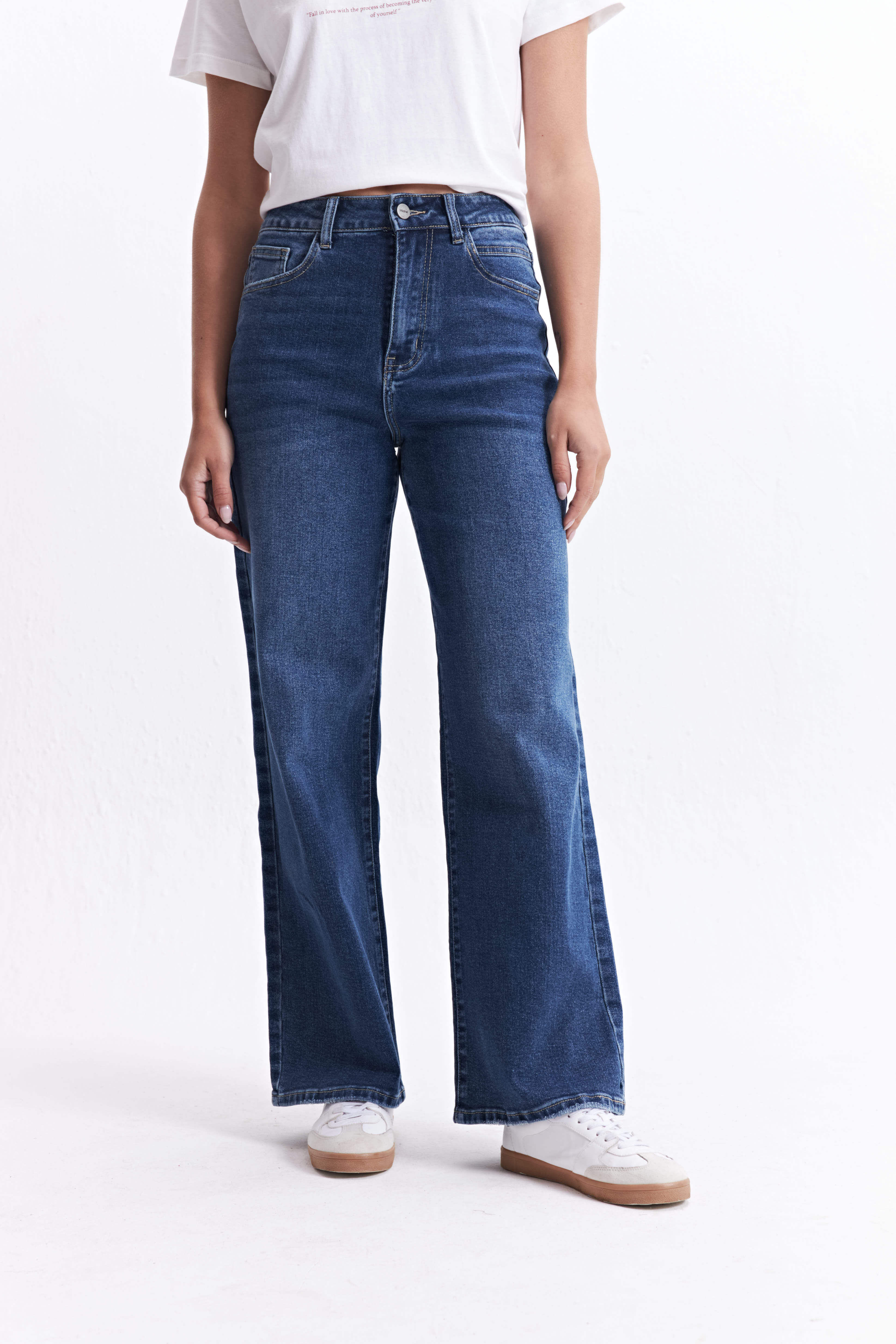 JEAN WIDE LEG AMBAR