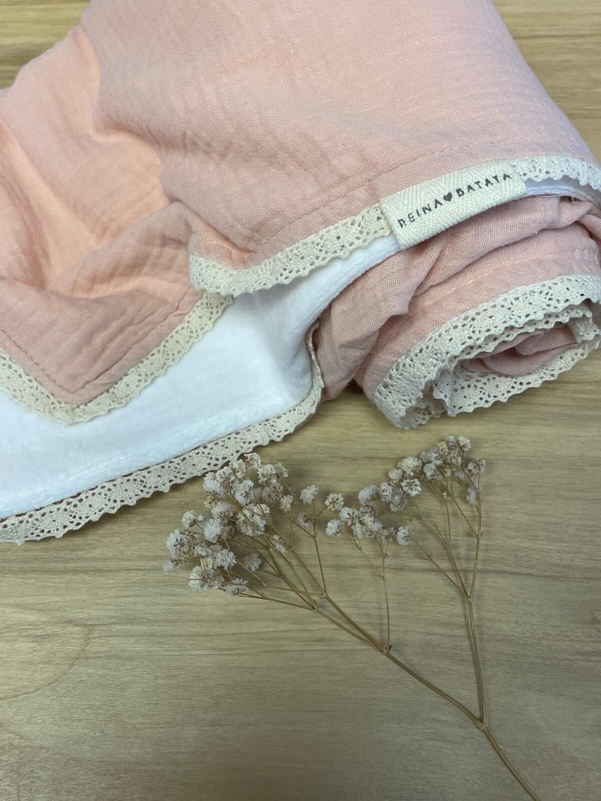 Rebozo LARA con puntilla