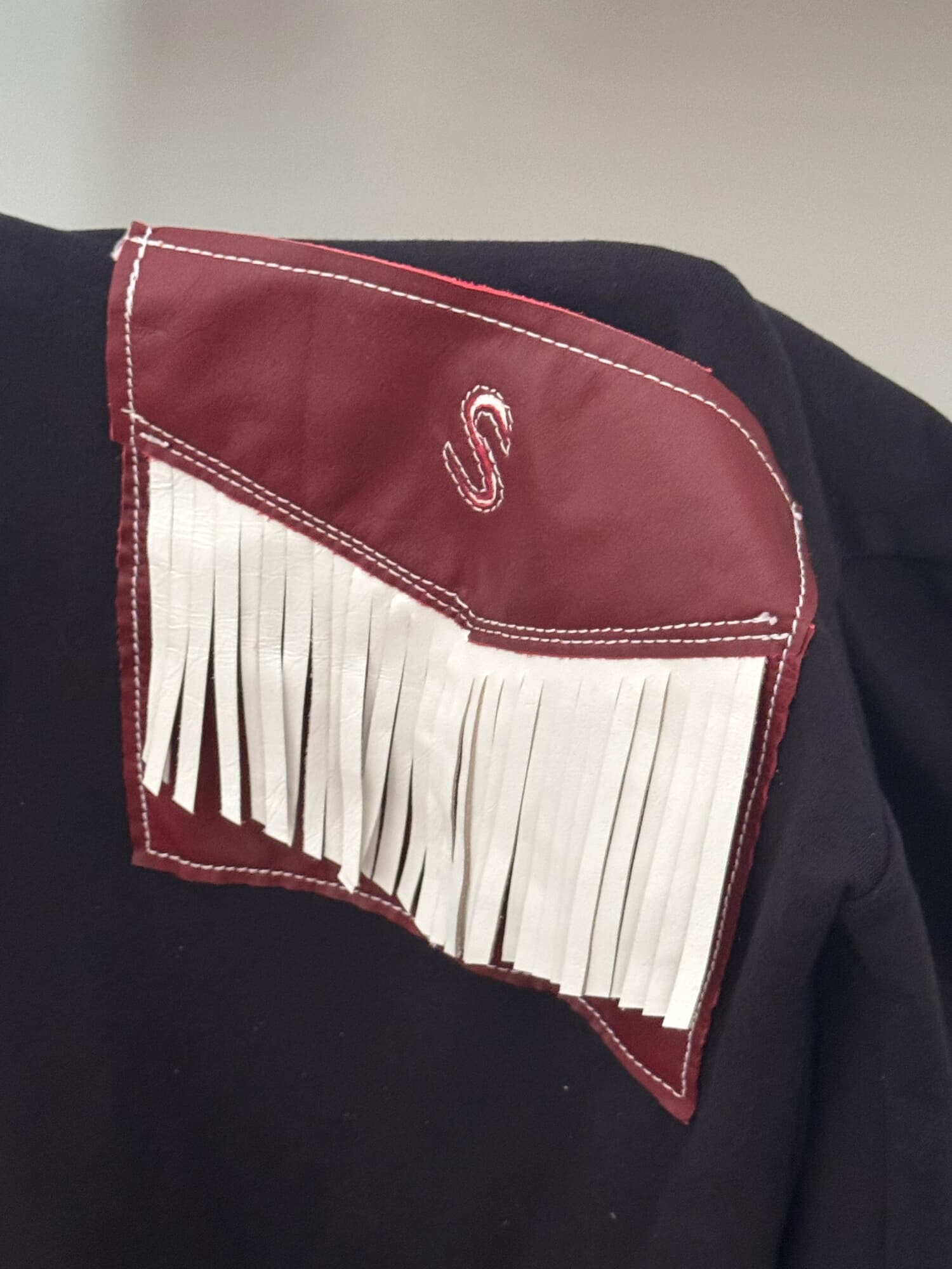 Leather Pocket Hoodie