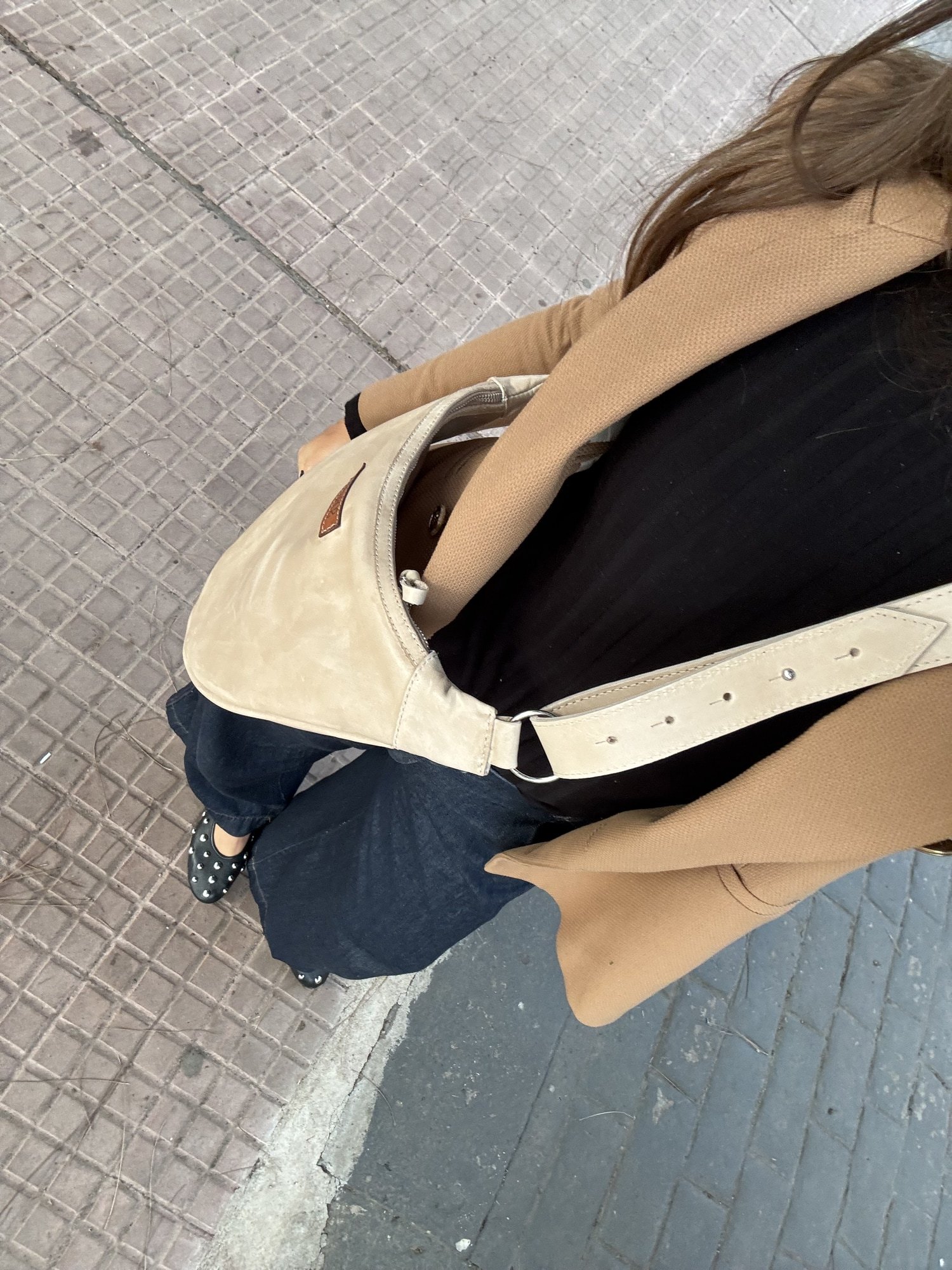 Leather Belt Bag Hielo
