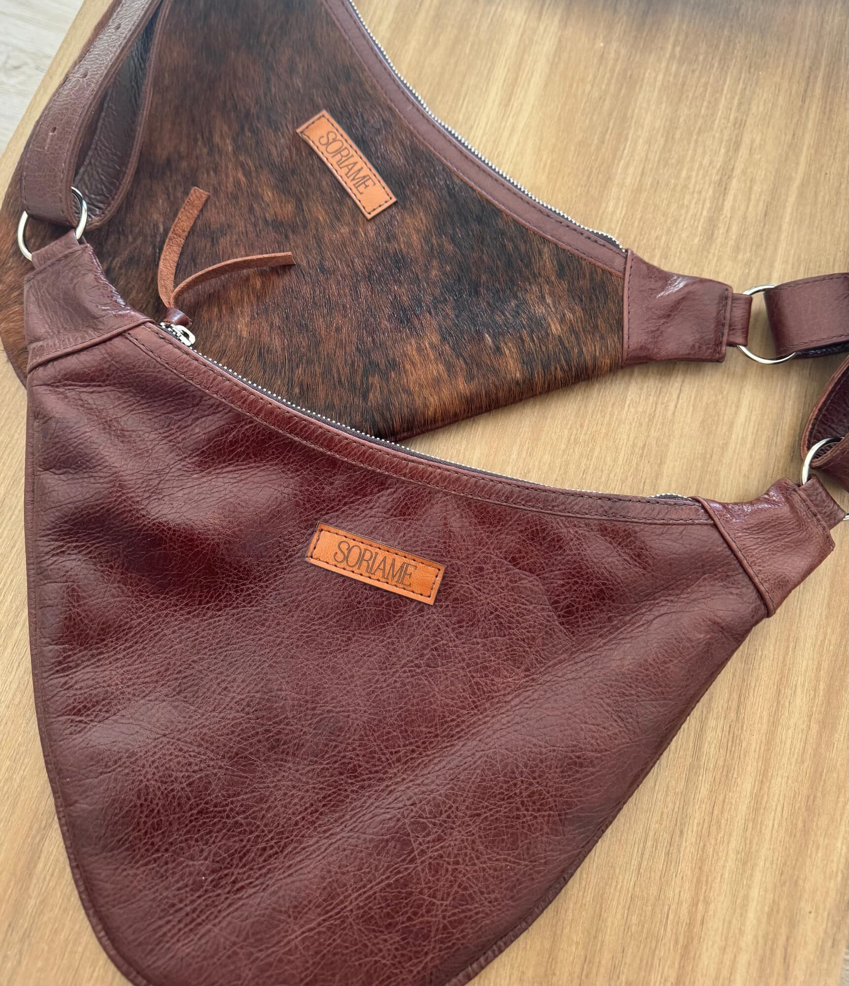 Leather Belt Bag Brown