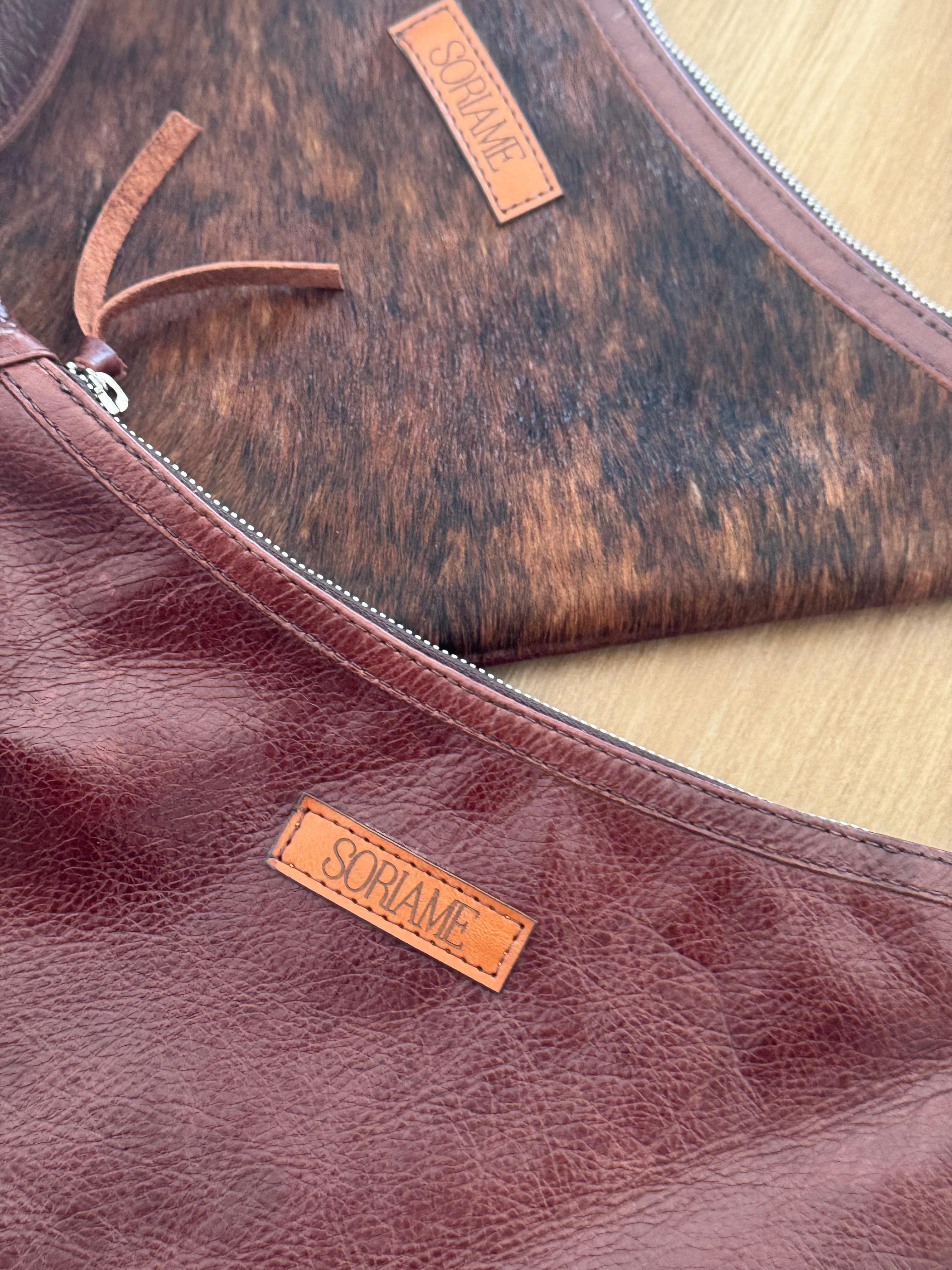 Leather Belt Bag Brown